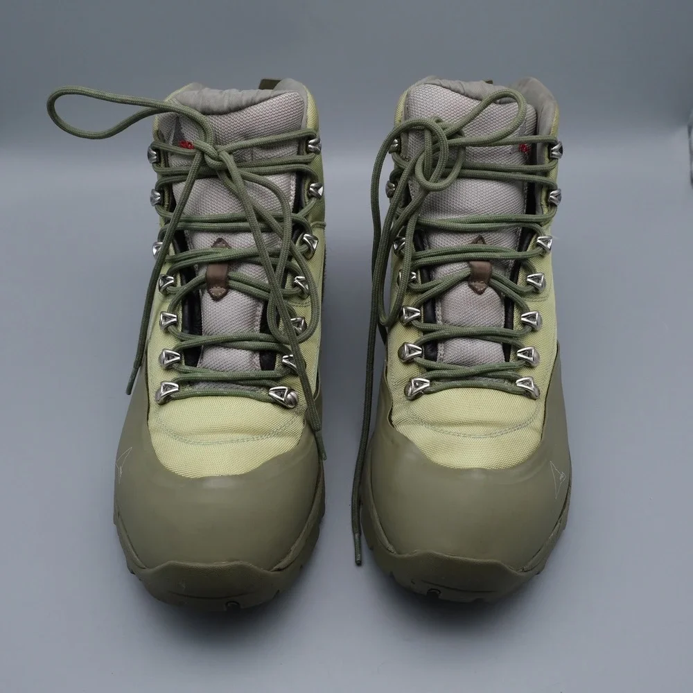 ROA Andreas Strap Hiking Boots Men Green Gorpcore EU 44 Hiking Boots